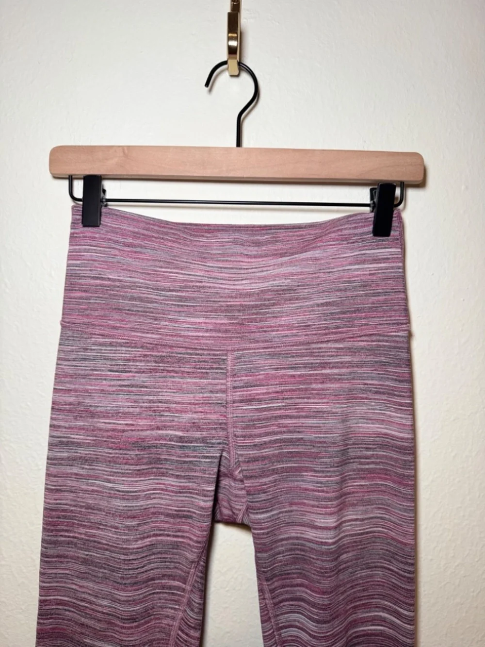 Lululemon Align Leggings Women's 6 Pink Space Dye High Rise Yoga Athletic